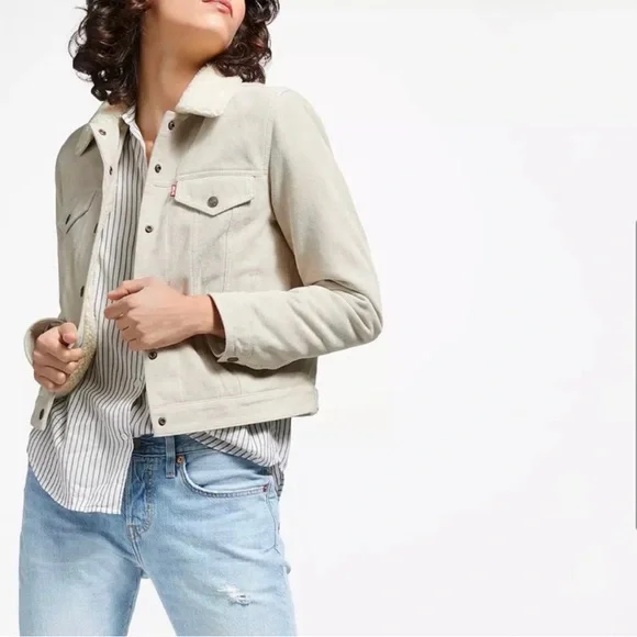 Like new Levi Strauss goat suede trucker jacket - Picture 4 of 8